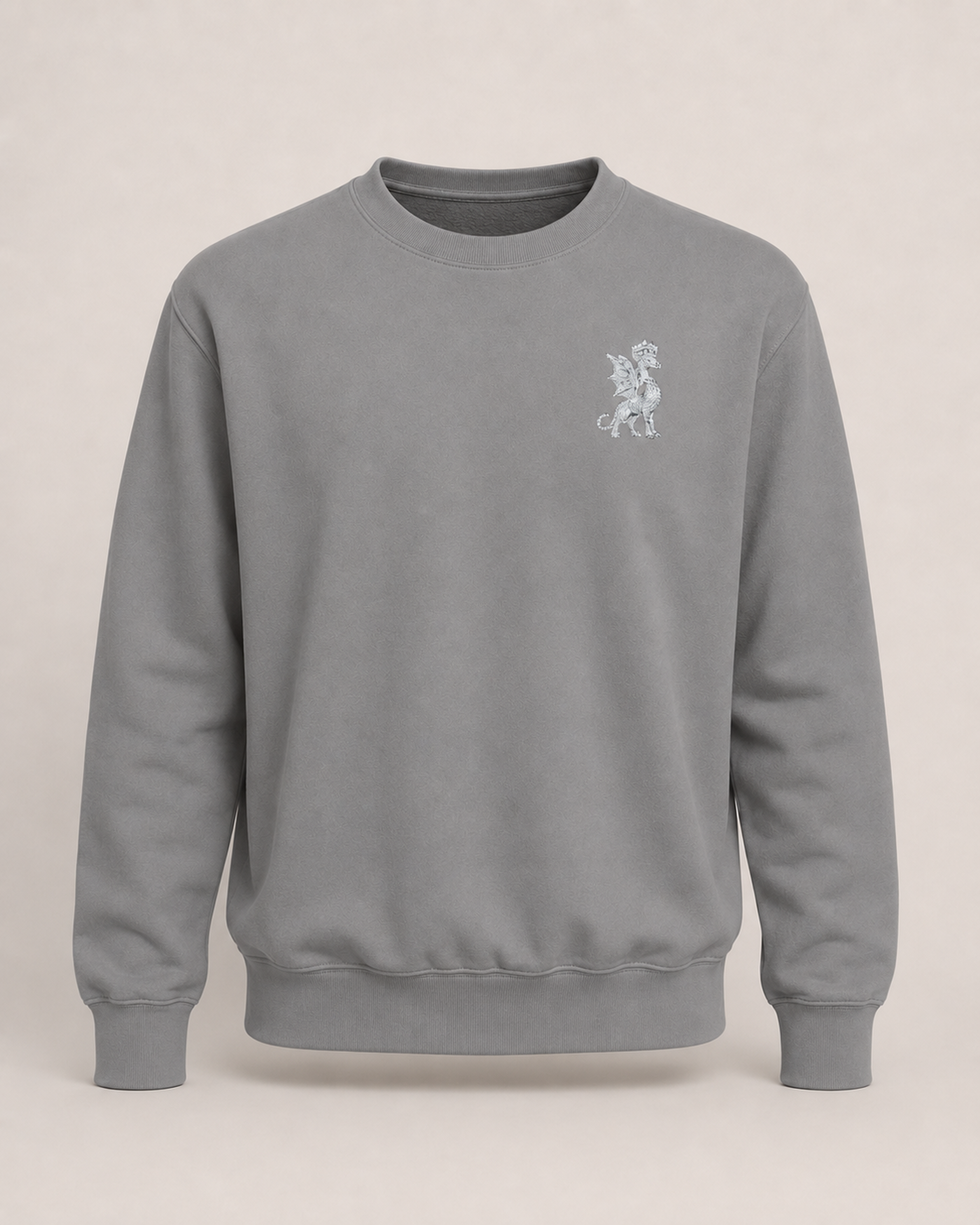 KingShadP Giragon Sweater ghost mannequin in Medium Gray