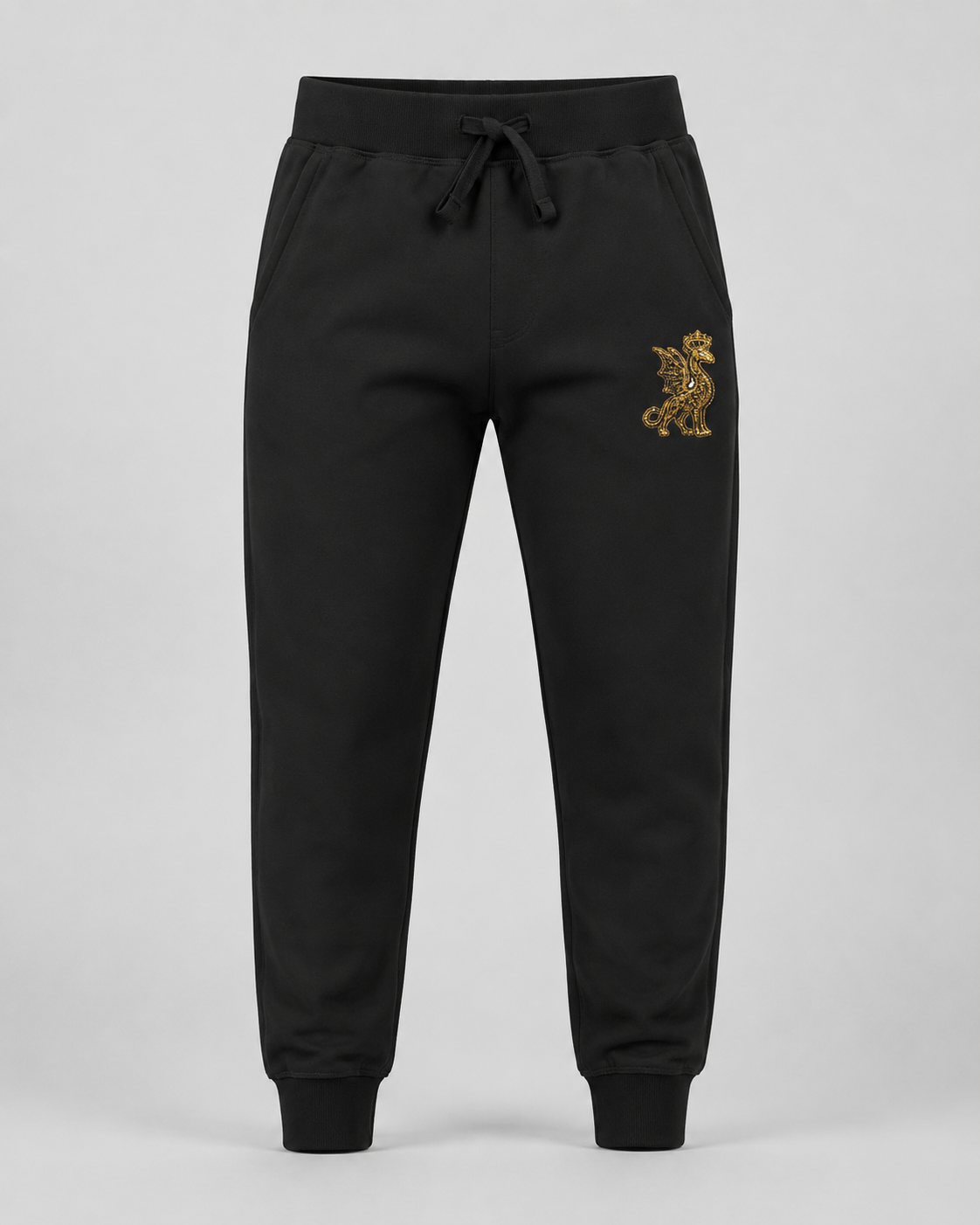 KingShadP Embroidered Giragon Sweatpants — product view 2